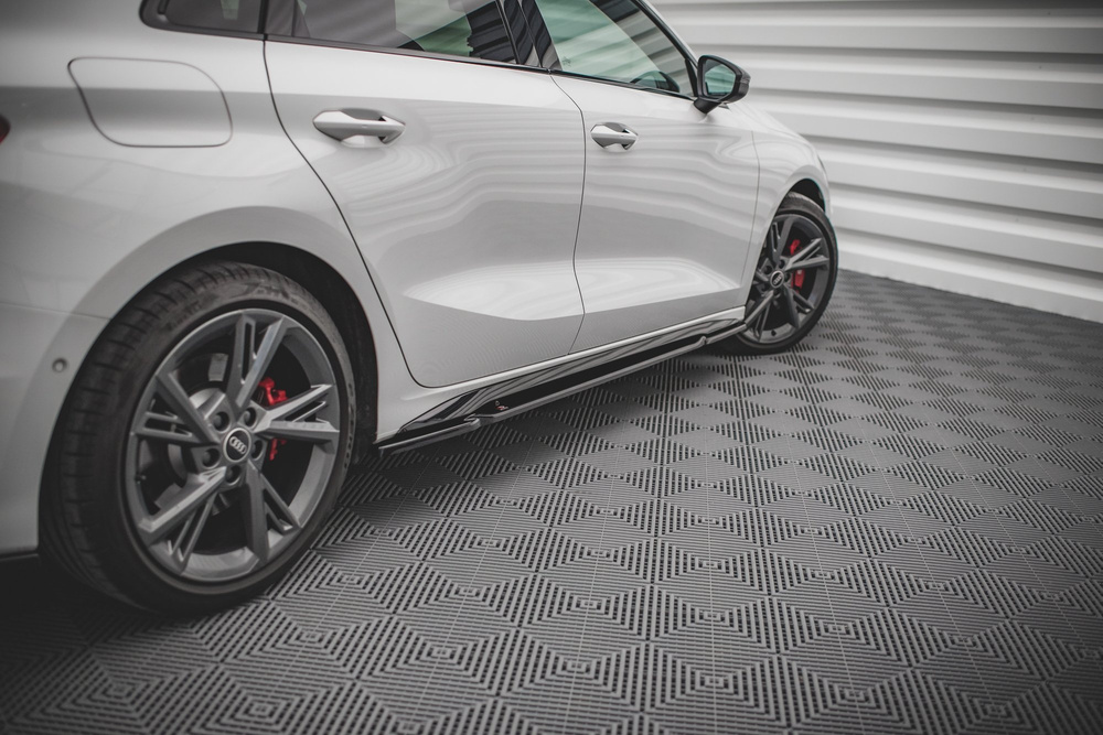 Side Skirts Diffusers V.1 Audi S3 / A3 S-Line Sportback / Sedan 8Y / 8Y Facelift