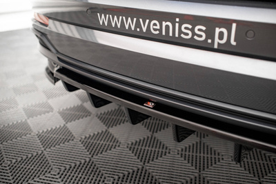 Rear Splitter (with vertical bars) Audi Q3 S-Line SUV F3