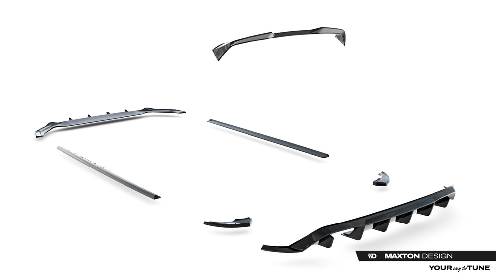Set of Splitters Volkswagen Polo GTI Mk6 Facelift