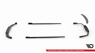 Set of Prepreg Carbon Fiber Splitters BMW 7 M-Pack G11 Facelift