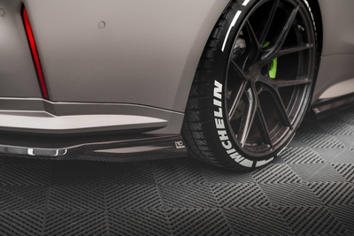 Prepreg Carbon Fiber Rear Side Splitters BMW M4 G82 / G82 Facelift