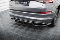 Rear Splitter (with vertical bars) Skoda Kodiaq Sportline Mk1 / Mk1 Facelift