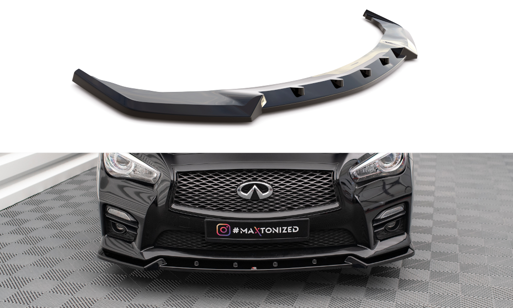 Front Splitter V.2 Infiniti Q50 S Mk1