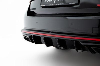 Set of Splitters Skoda Octavia RS Liftback Mk4 Facelift