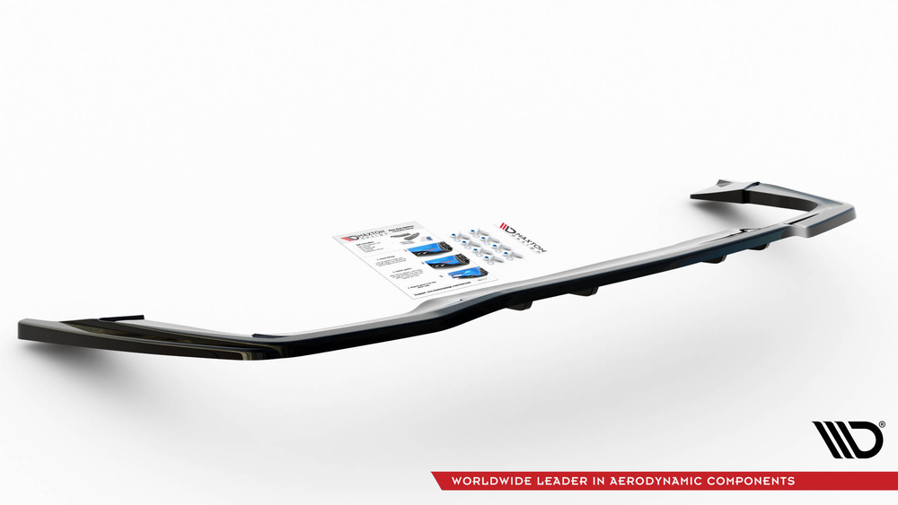 Rear Splitter (with vertical bars) Mercedes-AMG C 63AMG Coupe AMG Aero Pack C205 Facelift