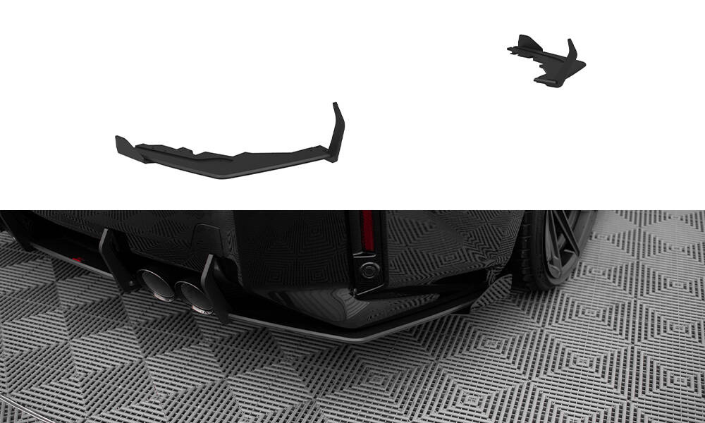 Street Pro Rear Side Splitters V.1 + Flaps BMW M2 G87