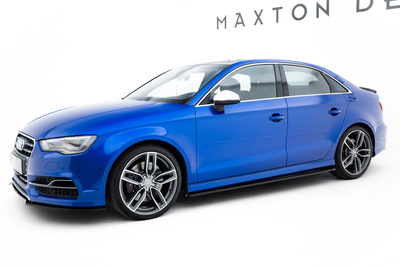 Side Skirts Diffusers V.1 Audi S3 / A3 S-Line 8V / 8V FL Sedan