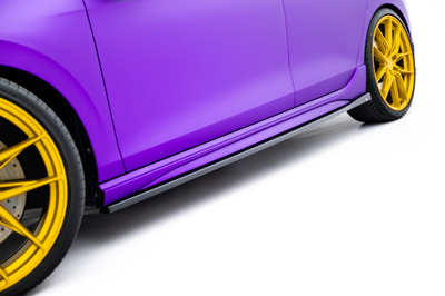 Side Skirts Diffusers V.2 Volkswagen Golf R Hatchback Mk8 Facelift