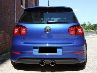 Rear Valance Volkswagen Golf R32 Mk5 (with 2 exhaust holes, for R32 exhaust)