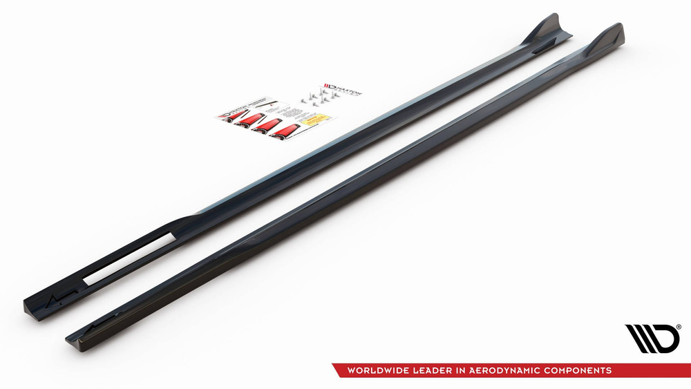 Side Skirts Diffusers V.2 BMW 4 M-Pack / M440i G22 / G23 / G22 Facelift / G23 Facelift