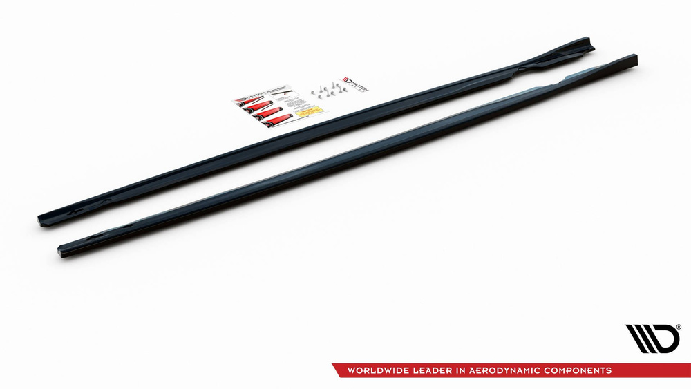 Side Skirts Diffusers V.2 Volkswagen Golf R Hatchback Mk8