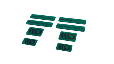 Green and Black 3D Sticker Set Maxton Design