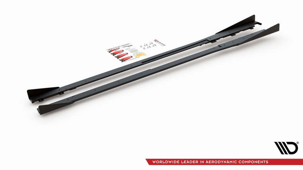 Street Pro Side Skirts Diffusers + Flaps Toyota GR Yaris Mk4