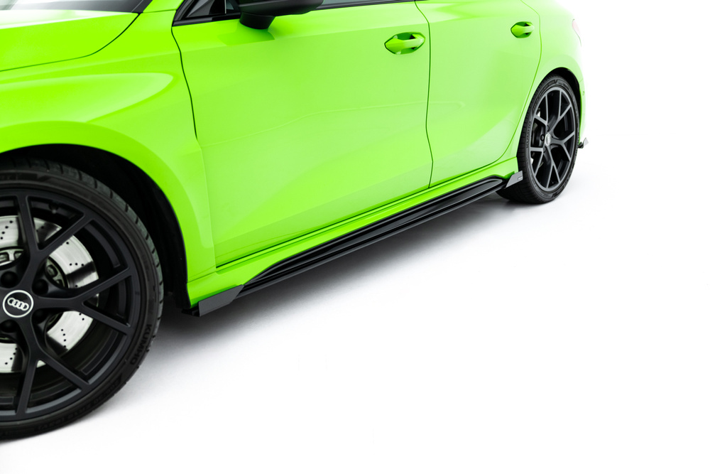 Street Pro Side Skirts Diffusers + Flaps Audi RS3 Sportback 8Y Facelift