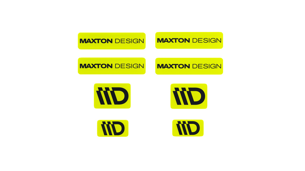 Lime and Black 3D Sticker Set Maxton Design