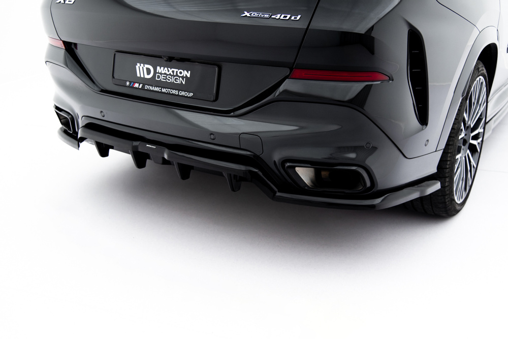 Rear Splitter (with vertical bars) V.1 BMW X6 M-Pack G06 Facelift
