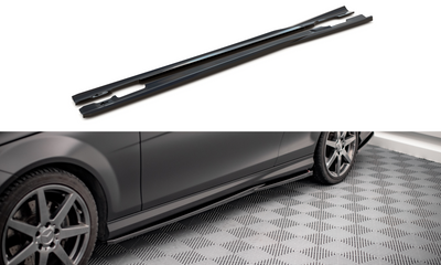 Side Skirts Diffusers Mercedes-Benz C Coupe / Sedan / Estate  AMG-Line C204 / W204 Facelift / S204 Facelift