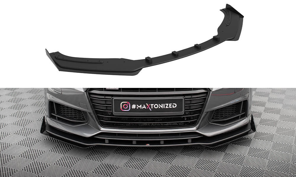 Street Pro Front Splitter + Flaps Audi TT S / S-Line 8S