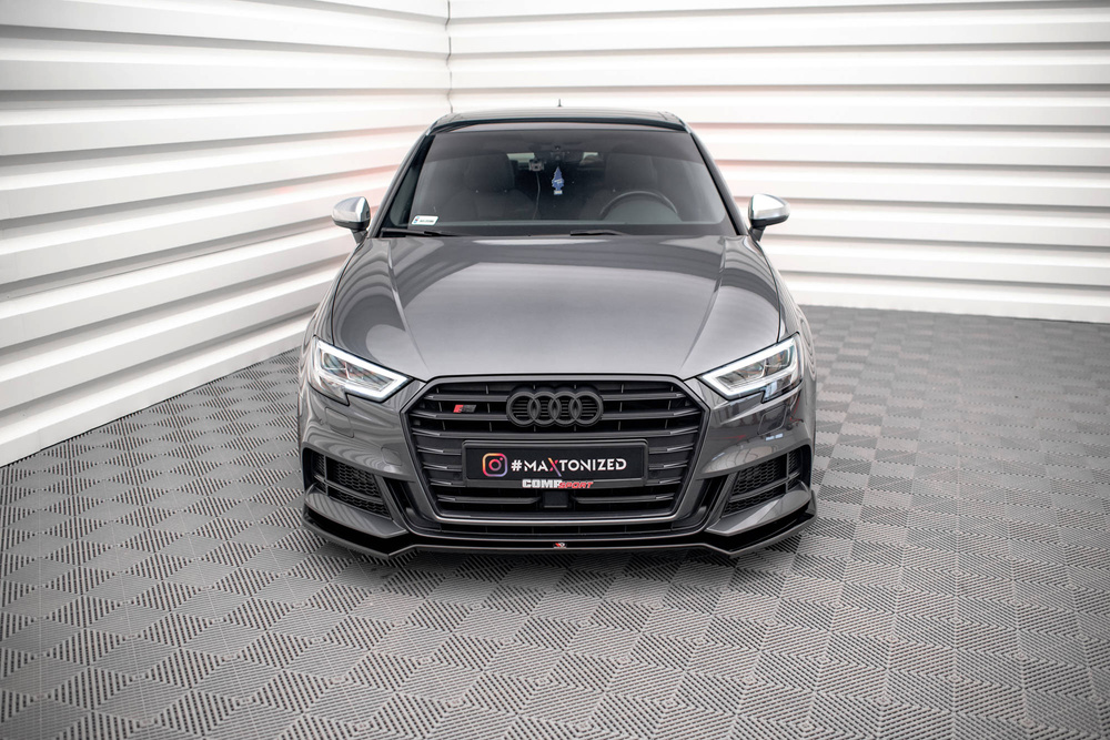 Front Splitter V.2 Audi S3 / A3 S-Line Sportback 8V Facelift