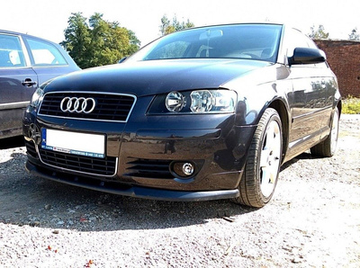 FRONT SPLITTER AUDI A3 8P (PREFACE MODEL) 2003-2005