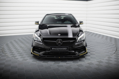 Street Pro Front Splitter + Flaps Mercedes-AMG CLA 45 Aero C117 Facelift