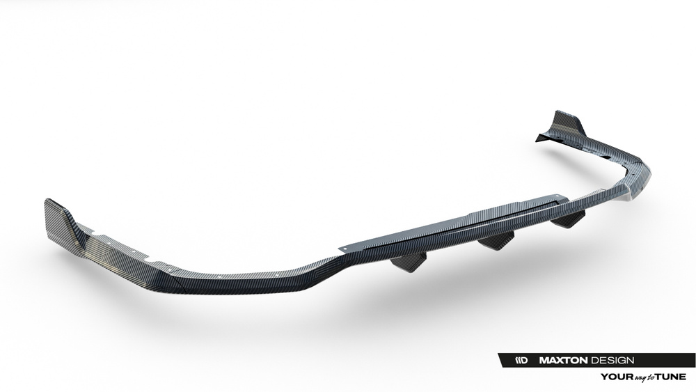 Prepreg Carbon Fiber Rear Diffuser BMW X7 M-Pack G07 / G07 Facelift (version with towbar)