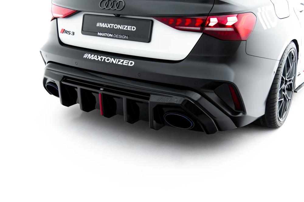 Rear Valance Audi RS3 Sedan 8Y Facelift (Version with original reflector)