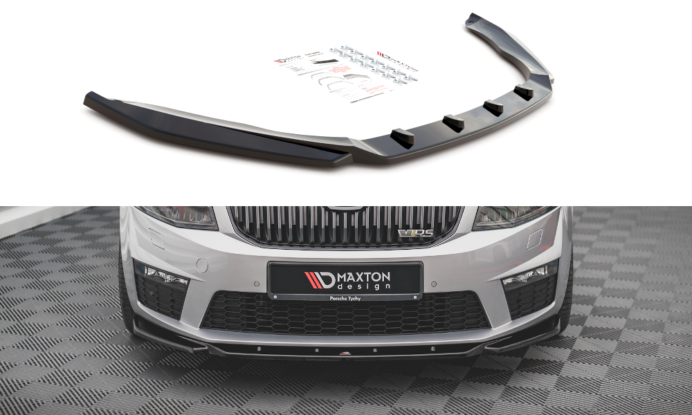 Front Splitter V.4 Skoda Octavia RS Mk3