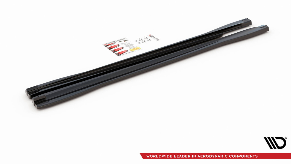 Side Skirts Diffusers V.2 Audi Q3 S-Line / RSQ3 Sportback / SUV F3