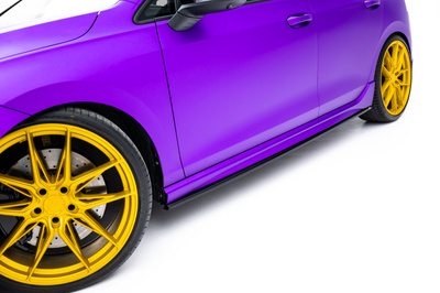 Side Skirts Diffusers V.3 Volkswagen Golf R Hatchback Mk8 Facelift