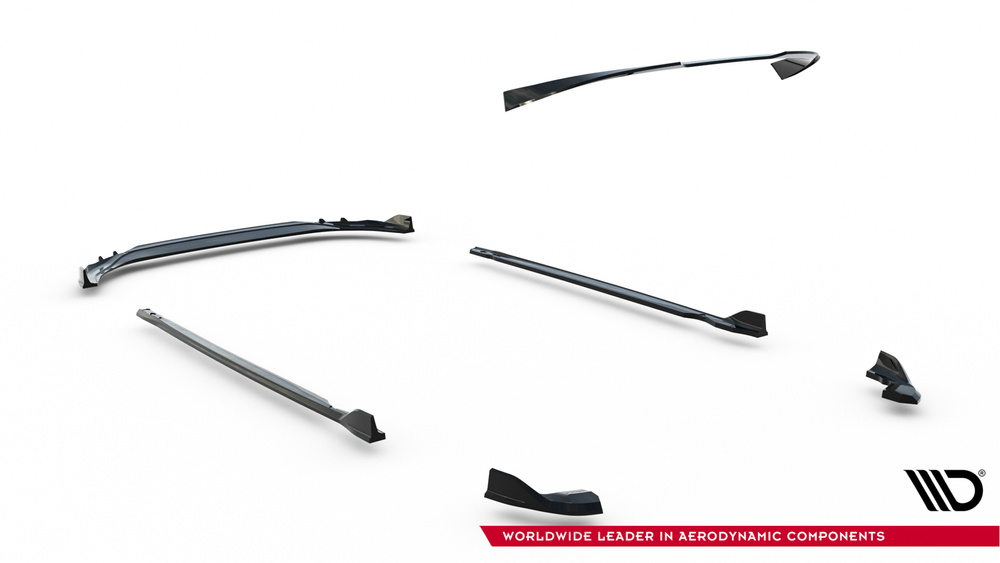 Set of Splitters V.1 Volkswagen Golf R Hatchback Mk8 Facelift