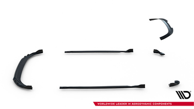 Set of Splitters V.1 Volkswagen Golf R Hatchback Mk8 Facelift