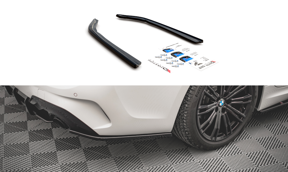 Rear Side Splitters V.2 BMW 3 G20 / G21 M-Pack