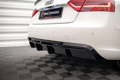 Rear Valance Audi A5 Sportback 8T Facelift (Version with dual exhausts on one side)