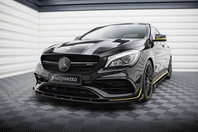 Street Pro Front Splitter + Flaps Mercedes-AMG CLA 45 Aero C117 Facelift