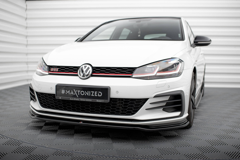 Front Splitter V.2 Volkswagen Golf GTI / GTD Mk7 Facelift