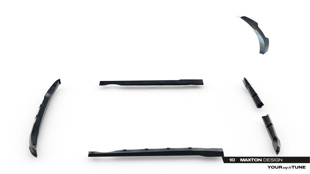 Set of Splitters Brabus Smart Fortwo C451 Facelift