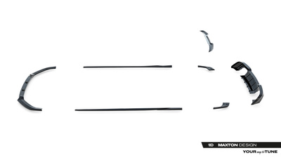 Set of Splitters Audi S3 Sportback 8V Facelift