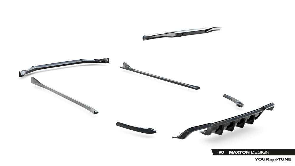 Set of Splitters BMW X3 M F97 Facelift