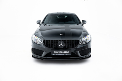 Front Splitter V.1 Mercedes- Benz C Coupe AMG-Line C205