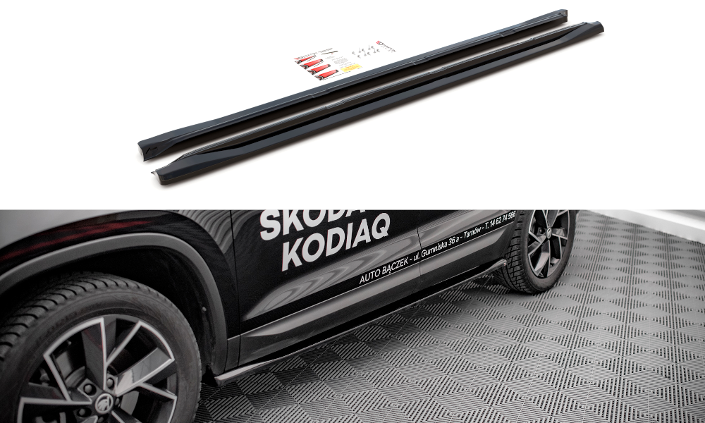 Side Skirts Diffusers Skoda Kodiaq Mk1 Facelift