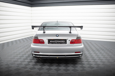 Carbon Spoiler With Internal Brackets Uprights BMW 3 Coupe E46