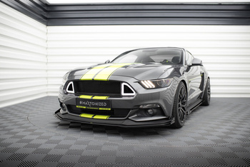 Street Pro Front Splitter + Flaps Ford Mustang GT Mk6