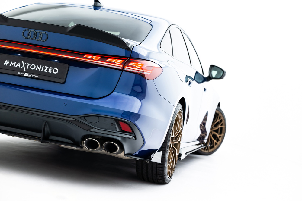 Street Pro Rear Side Splitters + Flaps Audi S5 Sedan / Avant B10