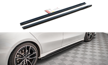 Side Skirts Diffusers V.2  Mercedes A35 AMG / AMG-Line W177