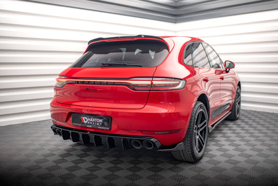 Rear Side Splitters V.2 Porsche Macan GTS / Sport Design Mk1 Facelift