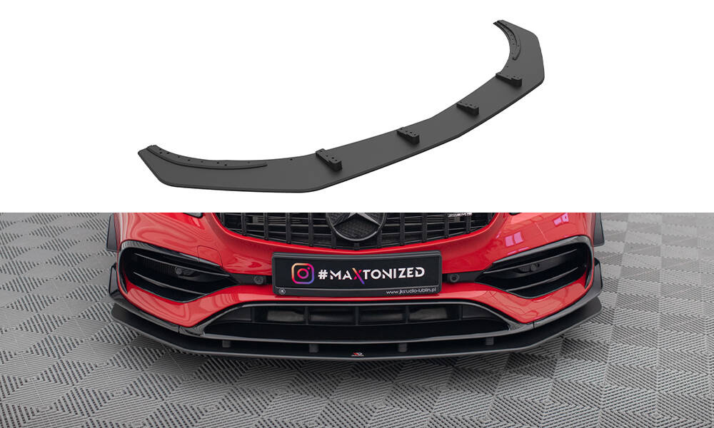 Street Pro Front Splitter Mercedes-Benz A 45 AMG Aero W176 Facelift