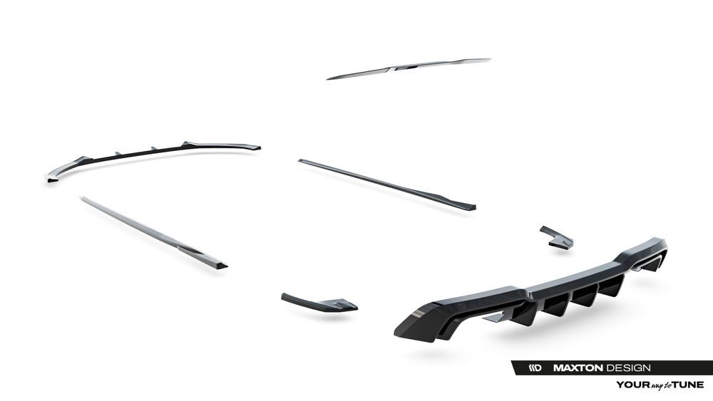 Set of Splitters Audi S3 Sportback 8V Facelift