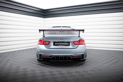 Carbon Spoiler With External Brackets Uprights + LED BMW 4 F32 / 4 F32 M-Pack Coupe