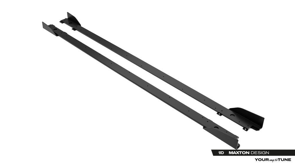 Street Pro Side Skirts Diffusers + Flaps Lexus IS 500 Mk3 Facelift 2 (XE30)